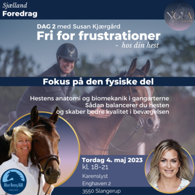 Fri for frustrationer - fysiske del med Susan Kjærgård